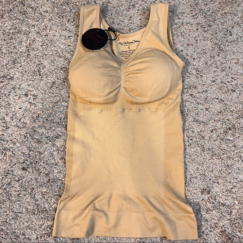 Woman Ocean Tan Instashaper Shapewear Cami Size Small NWT